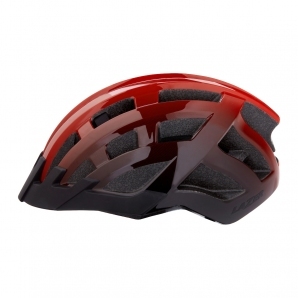 Kask Lazer Petit DLX Red Black lampka LED