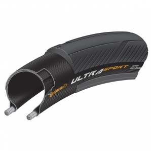 Opona Continental Ultra Sport III PureGrip 700 x 25C Czarna Zwijana 270g